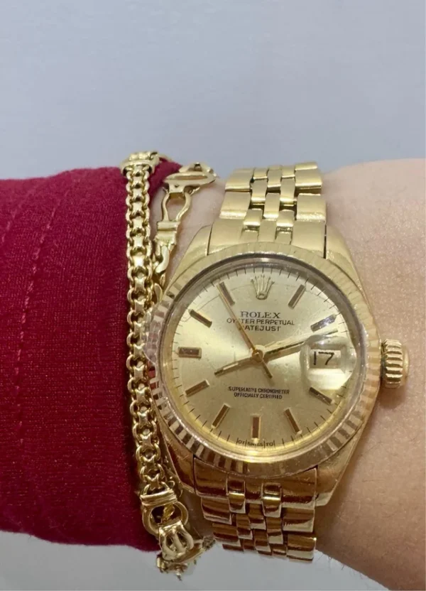 Rolex Datejust oro lady